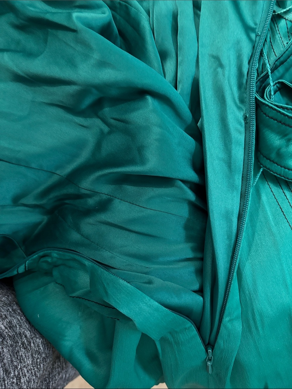 Free People Teal Green Sleeveless Women's Party Dress - Picture 14 of 15